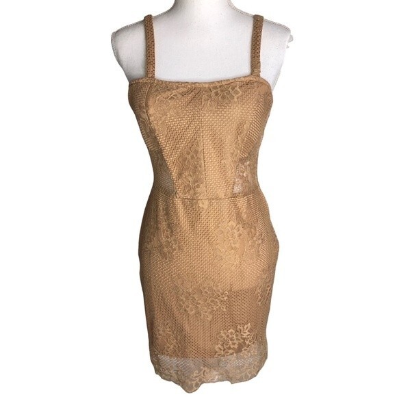 2 a T Boutique Dresses & Skirts - Pari & Max Floral Lace Cut Out Square Neck Lined Mini Dress